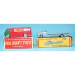 Dublo Dinky Toys: 070 A.E.C. Mercury Tanker 'Shell BP' and 066 Bedford Flat Truck, both boxed, (2).