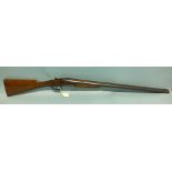 A Zabala side by side double barrelled 12-bore ejector boxlock shotgun, model 12-P, 28" barrels, 14"