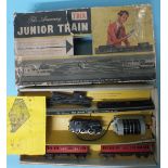 Trix OO gauge, Junior Passenger Train Set 215 with Distler crank-handle dynamo generator, boxed