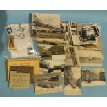 Approximately 320 loose postcards, topographical, UK and world, including some early 1900's, foreign