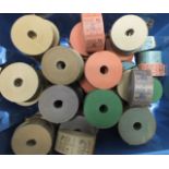 A collection of Ultimate bus ticket rolls by Bell Punch Co. and Control Items Ltd, approx 76.