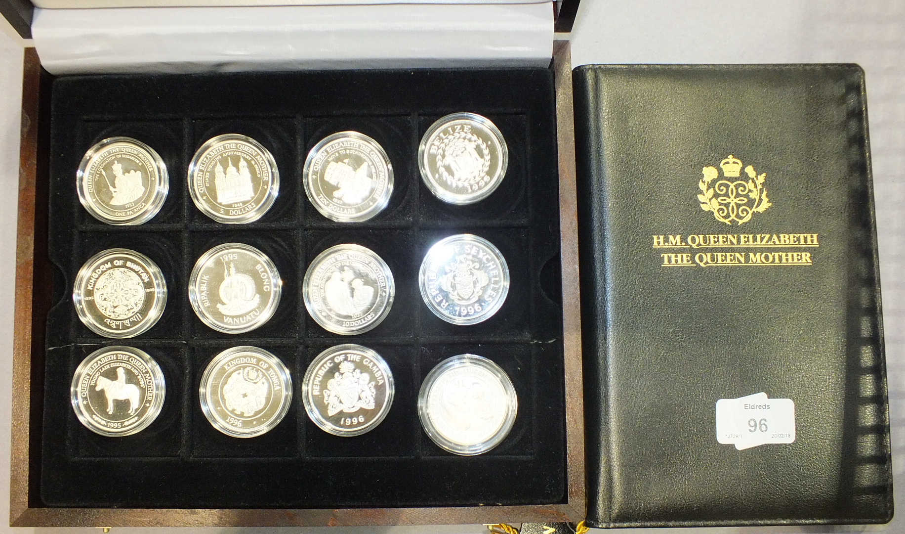 The Official Silver Commemorative Coin Collection of HM Queen Elizabeth The Queen Mother by MDM,