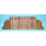Kipling (Rudyard), Works, 22 vols, illus, red mor gt, 12mo, c1918, (af) with a pair of tooled