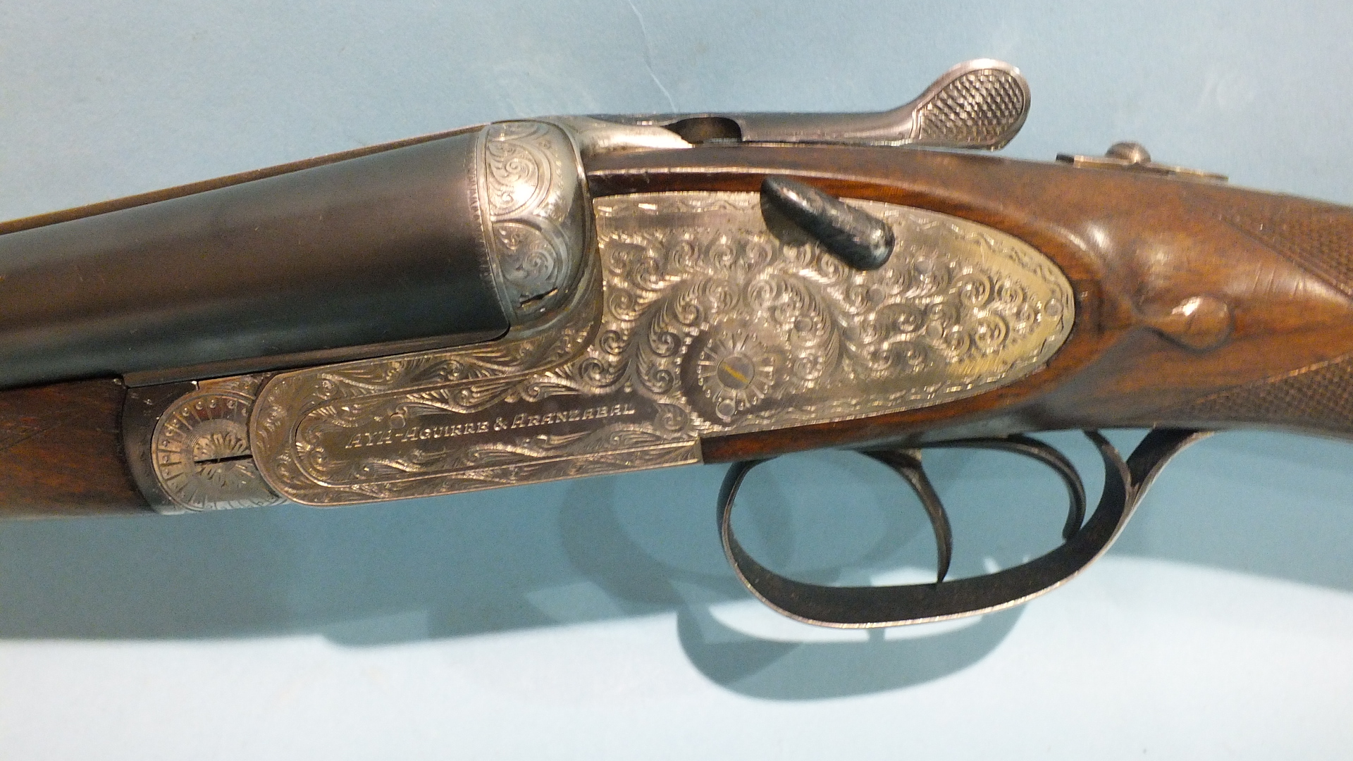 An AYA no.2 12-bore sidelock ejector shotgun, no.441691, 26" barrels with 2 3/4" chambers and - Image 3 of 3