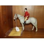 A John Beswick limited edition Huntsman on Grey Horse, 22cm high, numbered 167/250, with