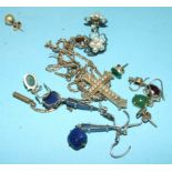 A collection of costume jewellery.