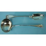 A George III Old English pattern ladle, London 1799, ___5½oz.