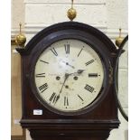 Thos Pringle, Dalkeith, an early-19th century Scottish long case clock, the ebony inlaid mahogany