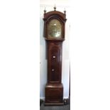 Robert Burfield, Arundel, a late-18th century mahogany long case clock, the case with two-stage