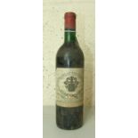 France, Gressier Grand Poujeaux 1970, top shoulder, good label, one bottle, (1).