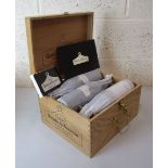 Quinta Do Vesuvio 1995, in tissue paper and fitted oak case with brass carrying handles, together