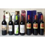 Spain and Portugal, Bodegas Lan, 1999, one bottle, 2000 two bottles; Condado de Haza 1999, one