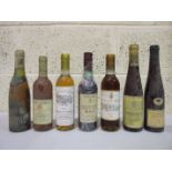 A mixed lot of mainly aged dessert wines, 37.5cl, sixteen bottles, (16).