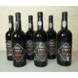 Quinta do Noval LBV, 1991 six bottles, (6).
