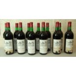 France, Chateau Faget Saint Estephe 1989, high shoulder, mainly good labels, twenty-six bottles, (