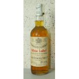 John Dewar & Son Ltd, White Label Finest Scotch Whisky of Great Age, 70% proof, metal spring cap and