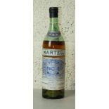 J & F Martell Three Star Very Old Pale Cognac, 75cl, 70% proof, one bottle, (1).