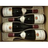 France, Hermitage Jaboulet 1986, high shoulder, cardboard box, mixed, damaged labels, twelve