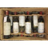 France, Chateau Mouton Baron Rothschild 1973, low shoulder, good labels, OWC (damaged), seven