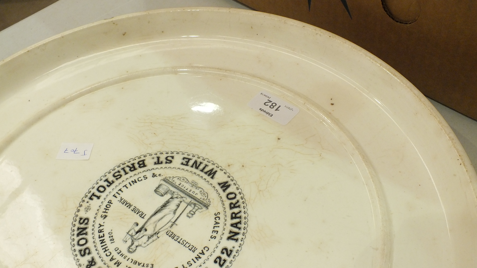 A Wedgwood ceramic circular stand with central advertising transfer print 'Parnall & Sons, 21, 22 - Image 9 of 14