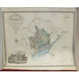 A Greenwood & Co. map of the County of Monmouth, hand-coloured, engraved Josiah Neele, published