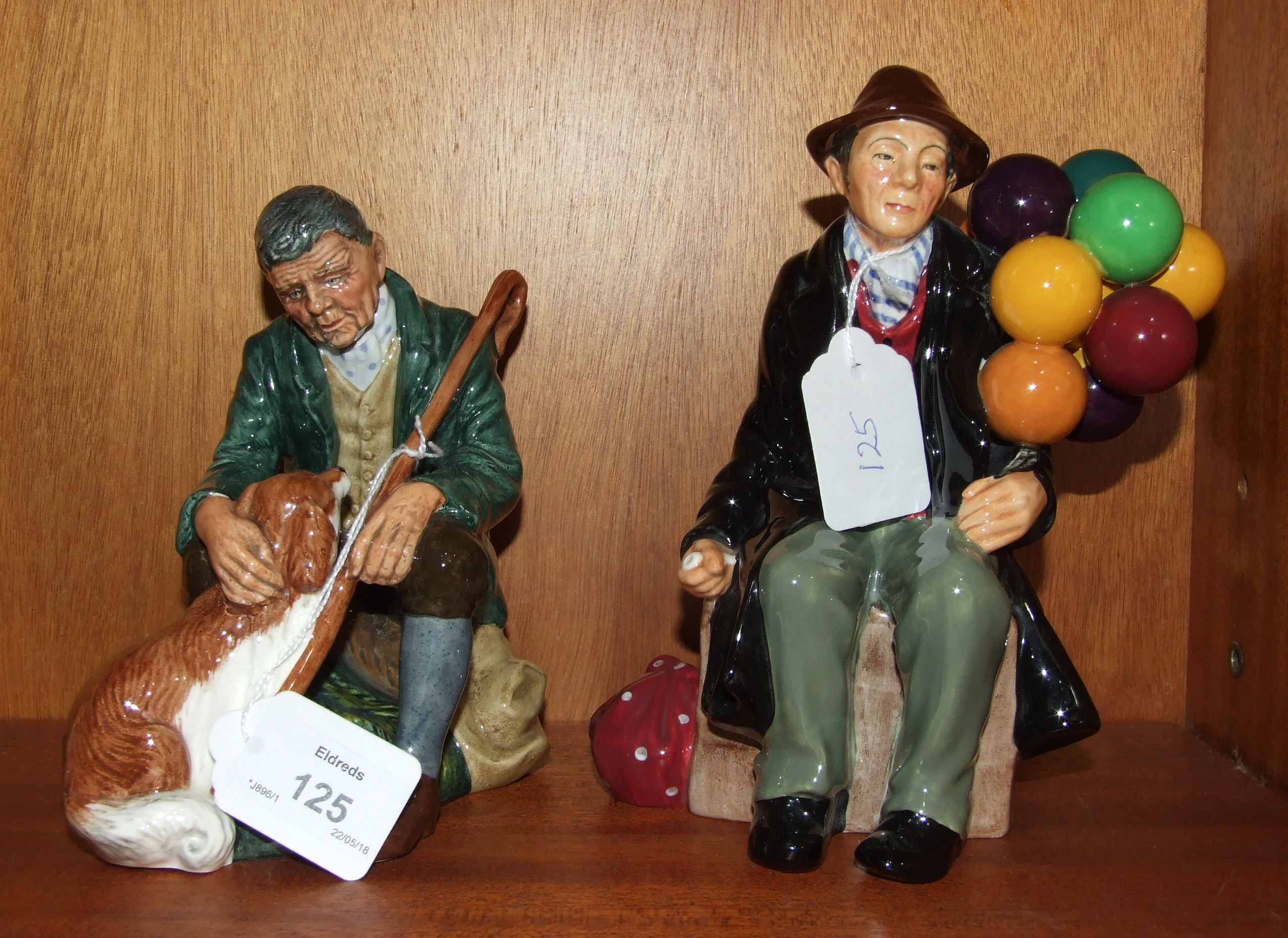 Two Royal Doulton figures, 'The Balloon Man' HN1954, 20cm and 'The Master' HN2325, 17.5cm, (2).