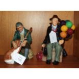 Two Royal Doulton figures, 'The Balloon Man' HN1954, 20cm and 'The Master' HN2325, 17.5cm, (2).