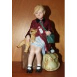 A Royal Doulton figure 'The Girl Evacuee' HN3203, 20cm high.