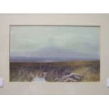 Herbert William Hicks (1880-1944) YES TOR, DARTMOOR Signed watercolour, 14.5 x 23cm.