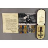 A WWI Military Cross group of three medals awarded to Captain William Robertson RAMC, Duke of