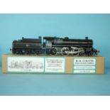 O gauge, 75000 Class 4, BR 4-6-0 locomotive with BR2/2A tender, no. 75014, in B D Coutts box.