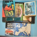 A Fernel Development Ltd Rallye Monte Carlo, in original box and other board games.