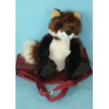 Charlie Bear, 'Gum Boots', a fox designed by Isabelle Lee, with tags and bag, 38cm.