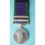 A General Service Medal 1962-2007 awarded to 4201716 SAC P G McKeith RAF with Radfan and Arabia