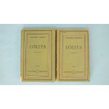 Nabokov (Vladimir), Lolita, 2 vols, 2nd printing The Olympia Press, Paris 1958.