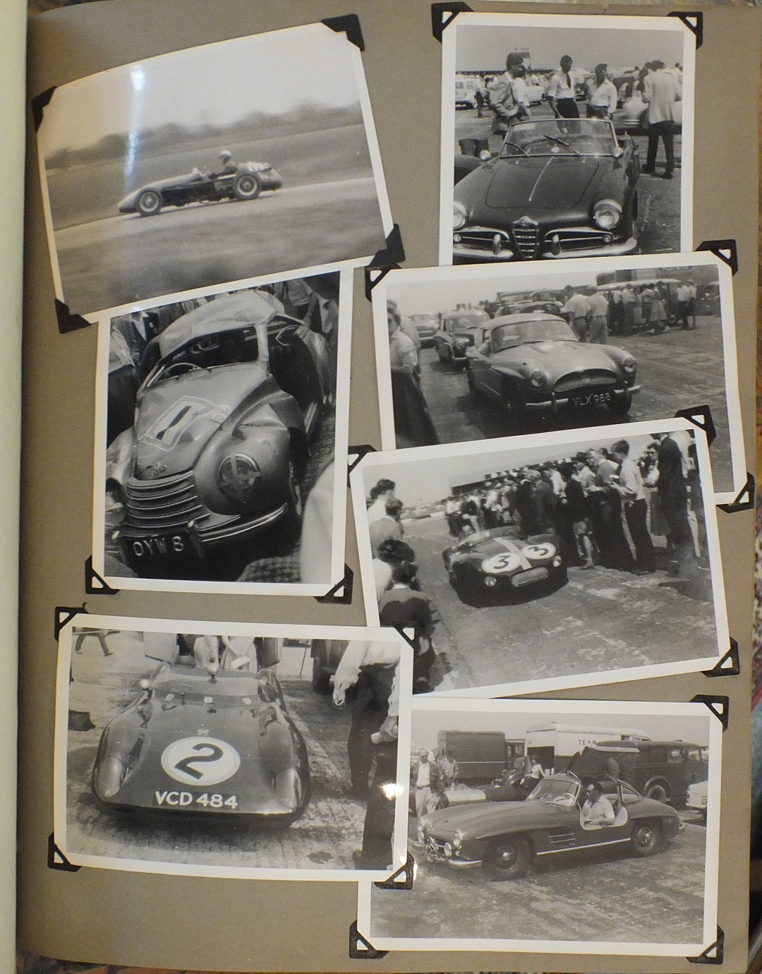 A fascinating Motor Racing album c1959 containing approximately 450 black and white photographs, - Image 10 of 10