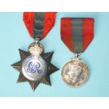 Imperial Service Order, George V, awarded to William H Shears and an Imperial Service Medal (