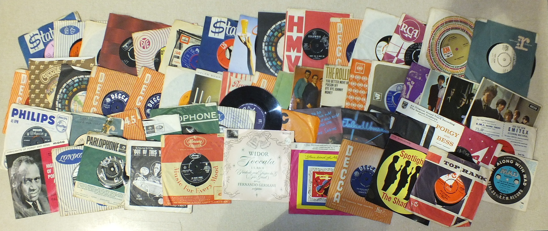 A collection of approximately sixty various LP's, including Elton John, The Animals, etc. and a - Image 3 of 5
