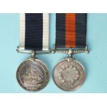 A Royal Navy Long Service and Good Conduct Medal, Edward VII, awarded to PLY.4591 Joseph William