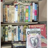 A quantity of novels with dust jackets, mainly Book Club editions, also a quantity of film annuals.