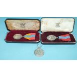 Three Imperial Service medals: Stephen Thomas Crocker, Henry George Archibald Potter, (both boxed)