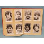 'The Double' Arsenal FC Scrap Book containing signed photographs and signed letters by 'Liam Brady',