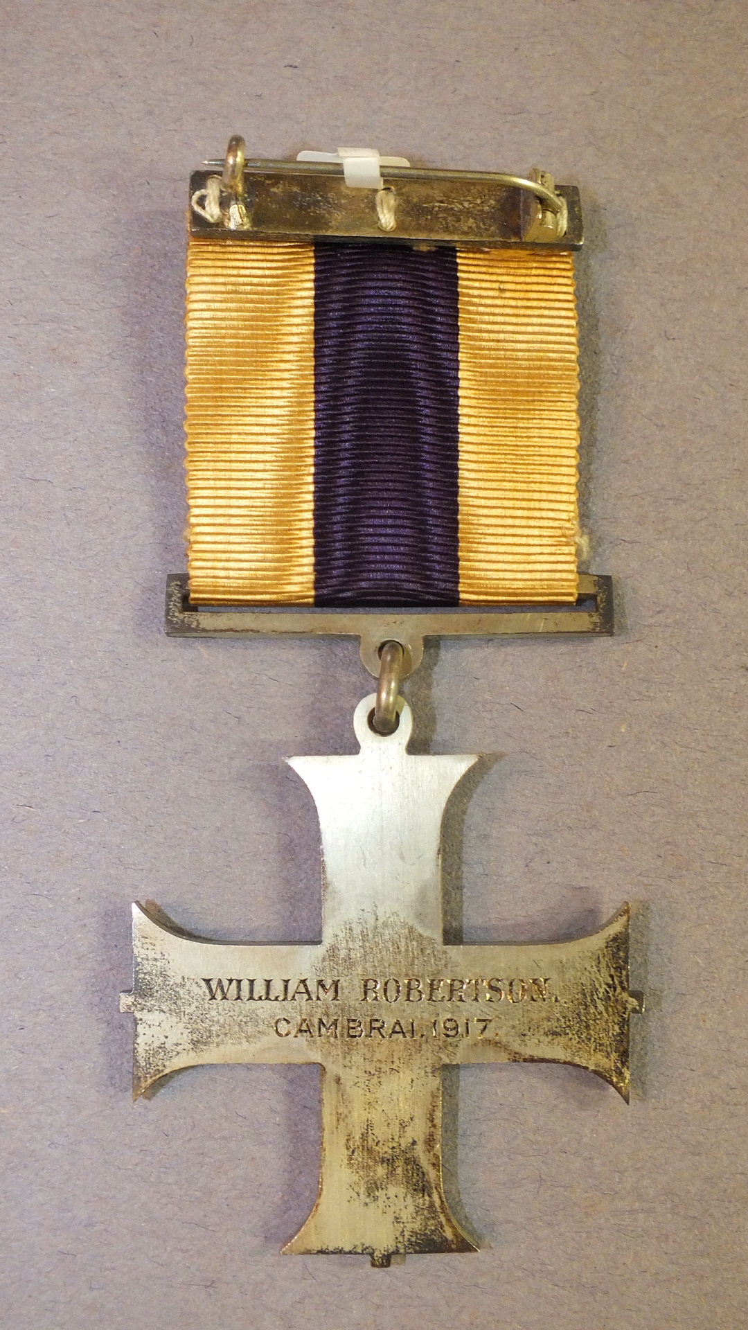 A WWI Military Cross group of three medals awarded to Captain William Robertson RAMC, Duke of - Image 4 of 7