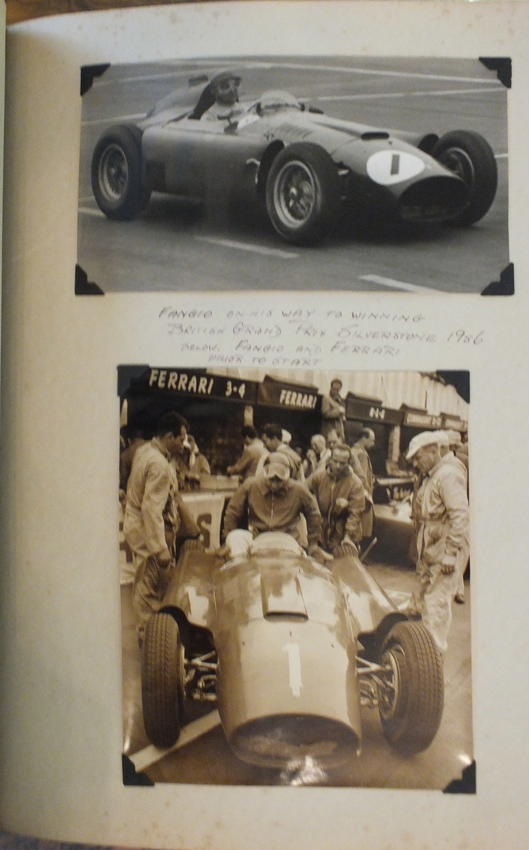 A fascinating Motor Racing album c1959 containing approximately 450 black and white photographs, - Image 7 of 10