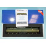 Heljan O gauge, 4884 Class 47 diesel locomotive BR 2-tone green, boxed with instructions.