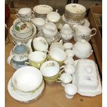 A quantity of Royal Worcester 'Evesham' and 'Wild Harvest' tea, dinner and oven ware and other tea