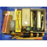 Various vintage pens, propelling pencils, advertising pencils and miscellaneous items.