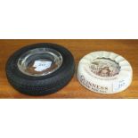 A Wiltshaw & Robinson Ltd 'Guiness is Good for You' advertising ashtray, transfer-printed with a