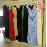 Ten evening gowns by: Gina Bacconi, hand-made, Libra, Goya, Monsoon, Carmen Dee and John Marks by