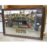 A reproduction 'Colt 45' advertising mirror, 62 x 88cm.